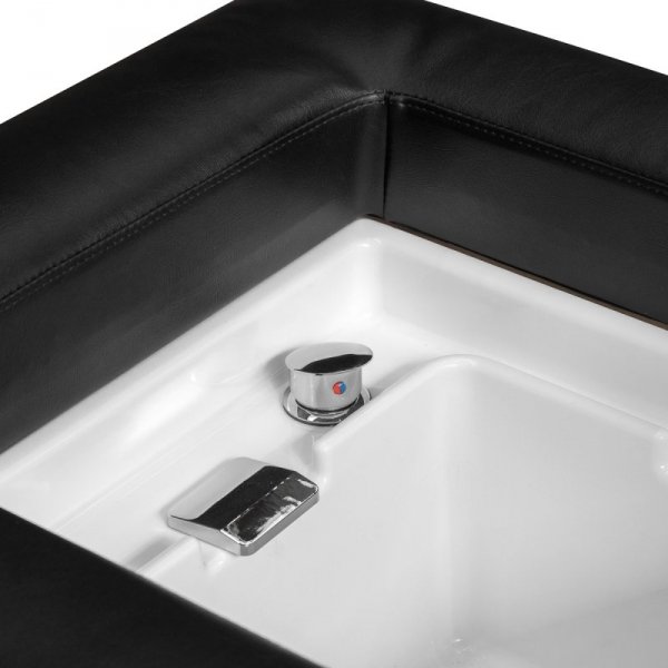 Myjnia fryzjerska z leżanką Head Spa Gabbiano Bali czarna