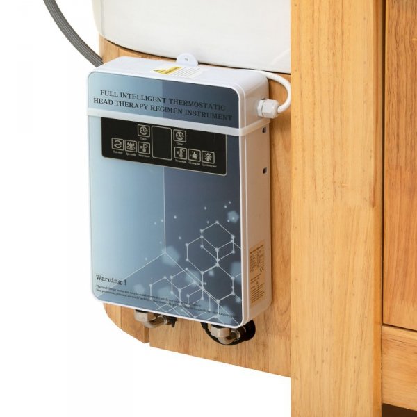 Myjnia fryzjerska z leżanką Head Spa Gabbiano Bali czarna