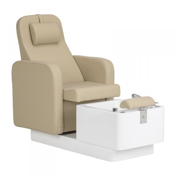 Fotel kosmetyczny SPA do pedicure Sillon Elysia beżowy