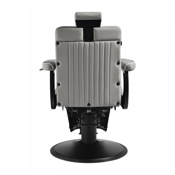 Fotel barberski Gabbiano Levi szary