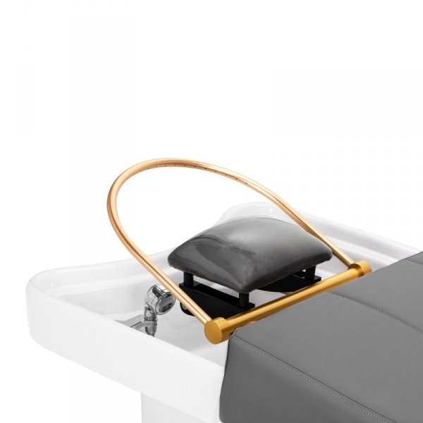 Myjnia fryzjerska z leżanką Head Spa Gabbiano 017 szara