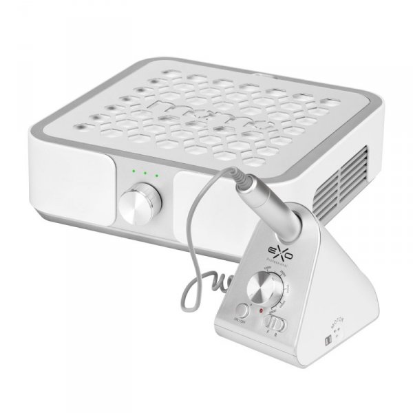 Zestaw Pochłaniacz pyłu MOMO P30 60W biały + Frezarka Exo Silent SX7