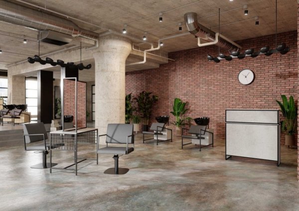 FOTEL LOFT 01 P-5/STOPKI CZARNE (48H)
