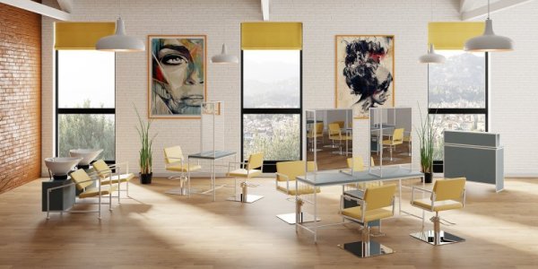 FOTEL LOFT C1 P-7/KWADRAT CZARNY (48H)