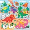 udpuppy Puzzle podłogowe Park dinozaurów z elementami specjalnymi 25 elementów