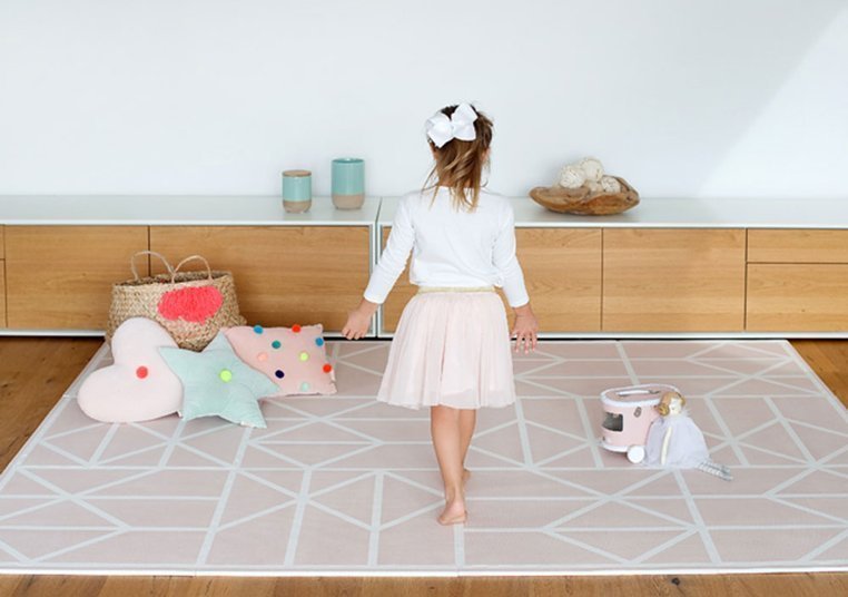 TODDLEKIND Mata do zabawy piankowa podłogowa Prettier Playmat Nordic Vintage Nude Pink