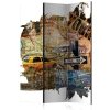 Parawan 3-częściowy - New York Collage [Room Dividers]