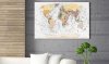 Obraz na korku - Mury świata [Mapa korkowa]