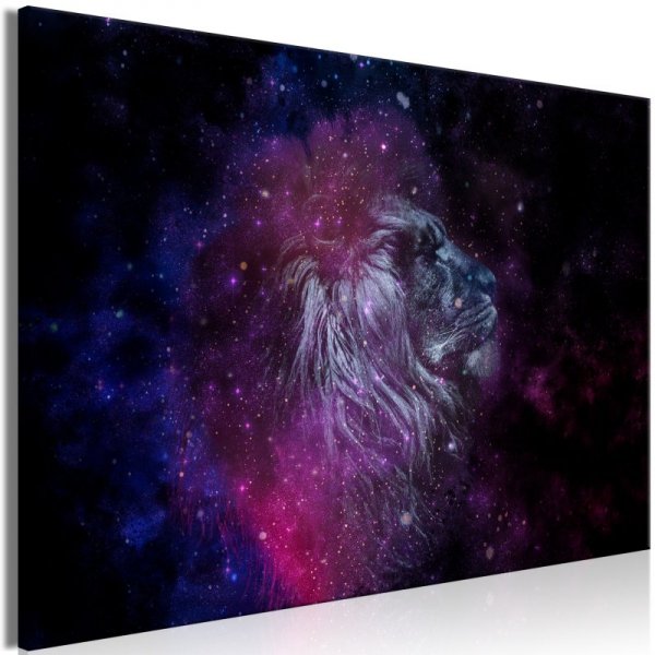 Obraz - Kosmiczny lew (1-częściowy) szeroki
