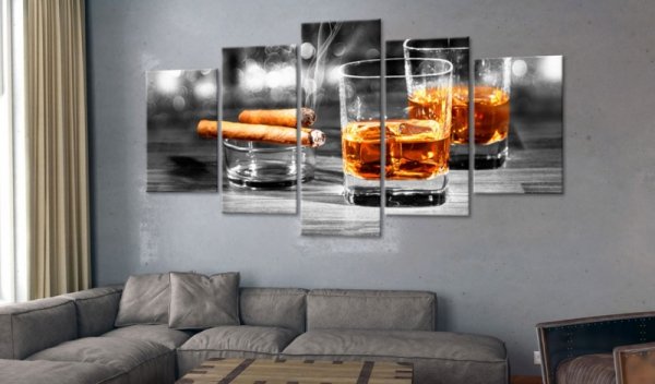 Obraz - Cygara i whisky