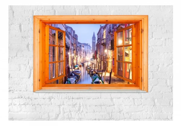 Fototapeta - Okno na Wenecję
