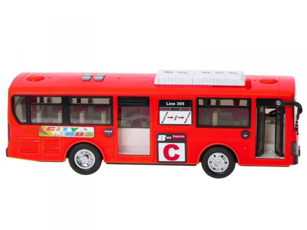Autobus Szkolny Gimbus 1:20 czerwony