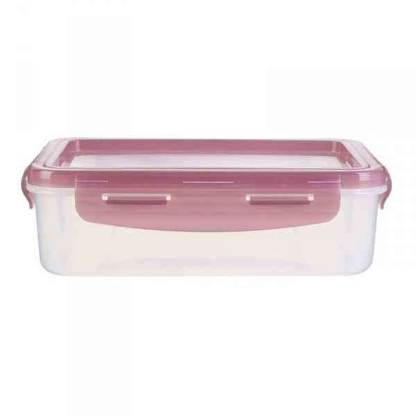 Lunch box z elastyczną pokrywą czerwony