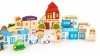 Drewniane klocki edukayjne miasto zoo 120 el. ECOTOYS