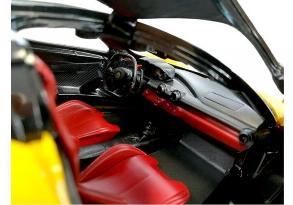 Auto zdalnie sterowane R/C Ferrari Rastar 1:14 Żółte na pilota