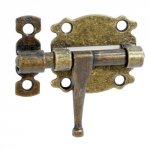 Zasuwka ogrodowa mod.484/ 80 złoto antyczne 