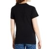 Lacoste t-shirt koszulka damska crew neck czarna TF0238