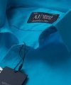 Armani Jeans koszula męska gładka turkusowa