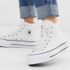 Converse All Star buty obuwie trampki damskie białe Chuck Taylor Platform 560846C