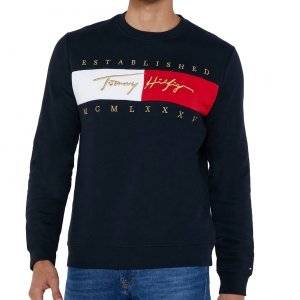 TOMMY JEANS HILFIGER  BLUZA MĘSKA GRANATOWA MW0MW6756