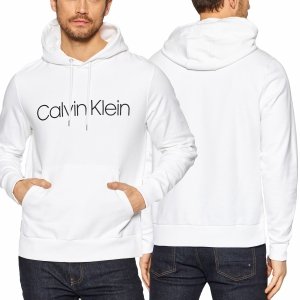 Calvin Klein bluza męska z kapturem biała K10K104060 117