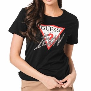 Guess t-shirt koszulka damska czarna W2RI07I3Z11-JBLK