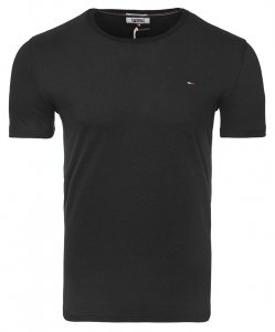Tommy Hilfiger Jeans t-shirt koszulka męska czarny DM0DM09598-BDS