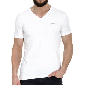 Calvin Klein t-shirt koszulka męska biała v-neck J30J318068-YAF