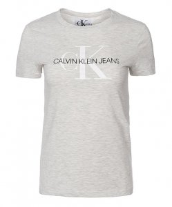 Calvin Klein t-shirt koszulka damska beż 