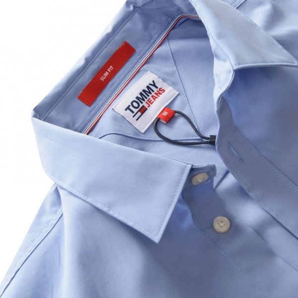 Tommy Hilfiger Jeans koszula męska błękitna DM0DM04405-556