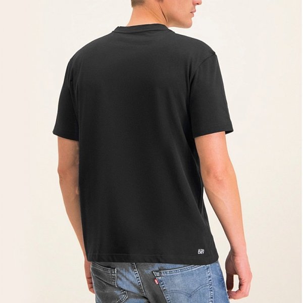 Lacoste t-shirt koszulka męska regular fit czarny