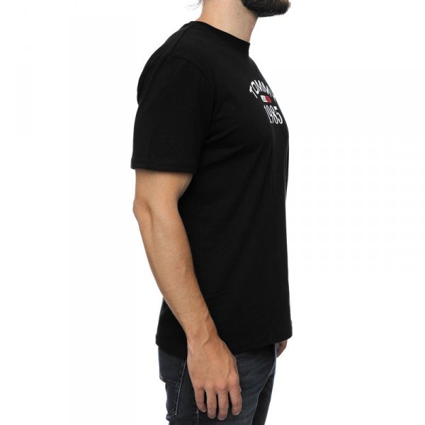 Tommy Jeans Hilfiger t-shirt koszulka męska czarny DM0DM16842