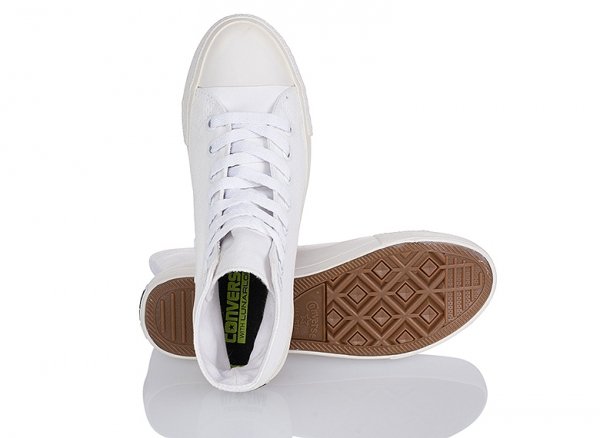 CONVERSE BUTY TRAMPKI CHUCK TAYLOR BIAŁE WYSOKIE