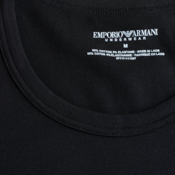 Emporio Armani t-shirt koszulka męska czarna 111267-2F717-07320