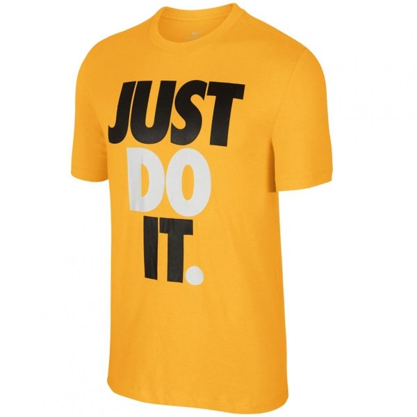 Nike męski t-shirt koszulka żółta Just Do It CK2309-739
