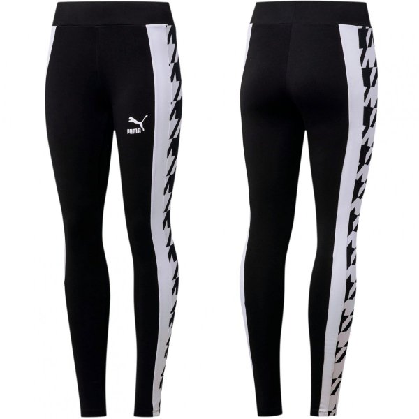 Puma legginsy damskie sportowe czarne 596732 01