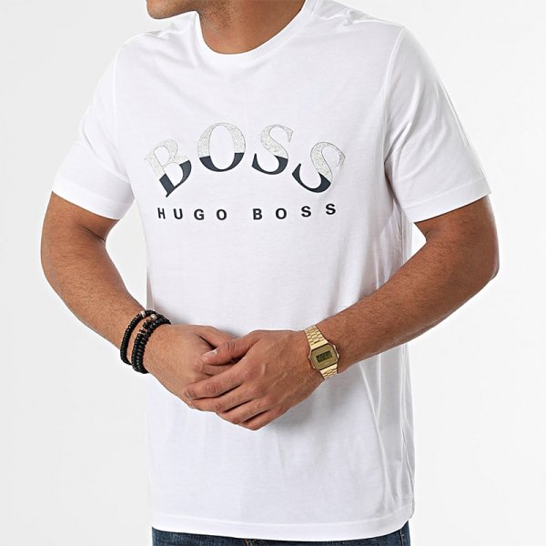 Hugo Boss t-shirt koszulka męska biała