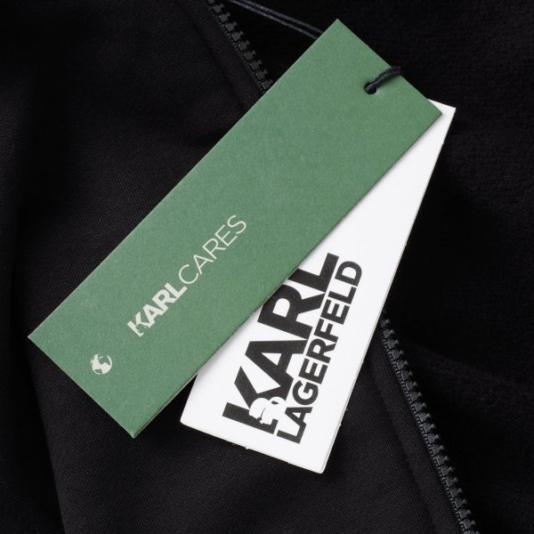 Karl Lagerfeld bluza rozpinana Zip męska czarna 705895-500900-990