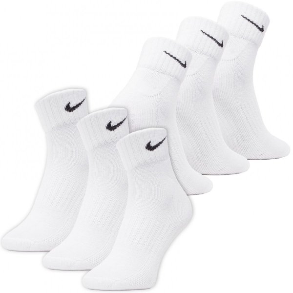 Nike Performance skarpety do kostki męskie białe 3pack SX4926-101