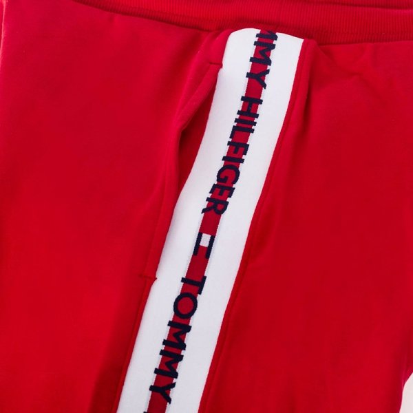 Tommy Hilfiger spodnie dresowe damskie czerwone UW0UW02536-XLG