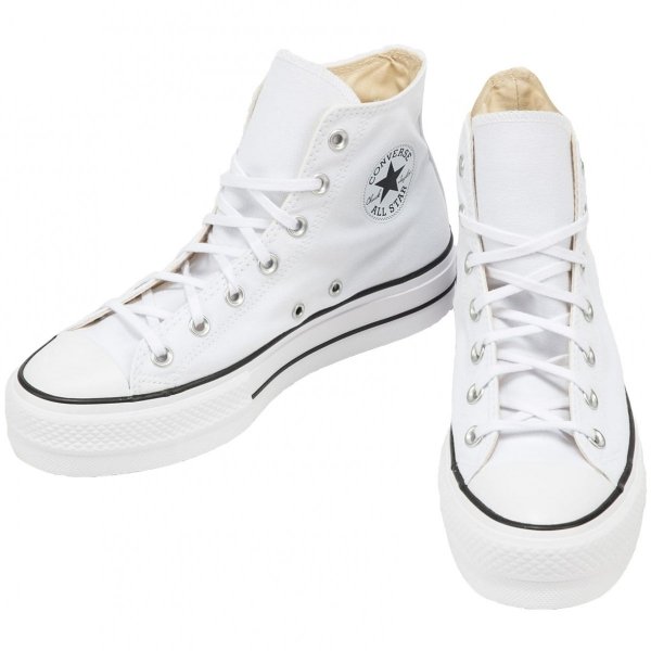 Converse All Star buty obuwie trampki damskie białe Chuck Taylor Platform 560846C