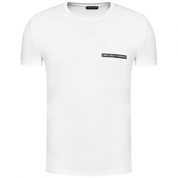 Emporio Armani t-shirt koszulka męska crew-neck biała