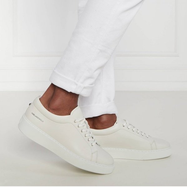 Karl Lagerfeld obuwie buty męskie kremowe KL5330-0T1