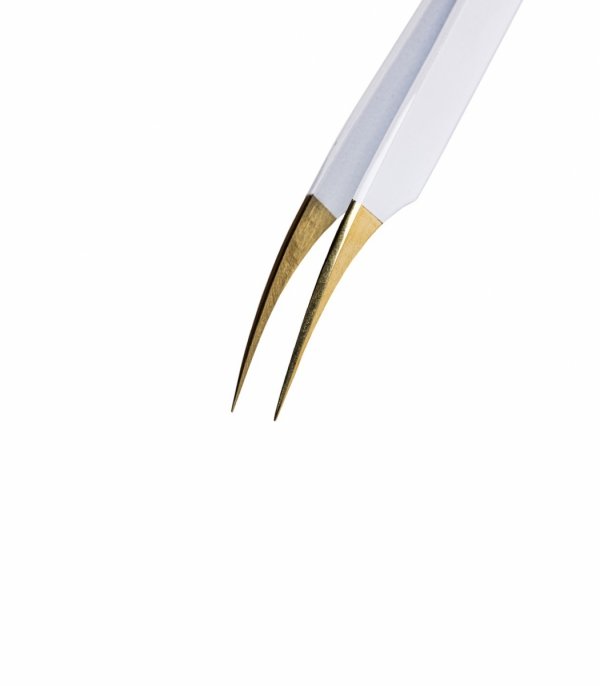 Pęseta Awangarda Gold do separacji zakrzywiona