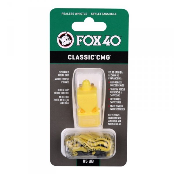 Gwizdek Fox 40 CMG Safety Classic 115 dB żółty