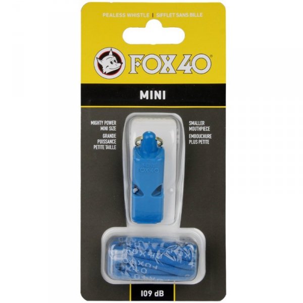 Gwizdek Fox 40 Mini Safety 109 dB niebieski