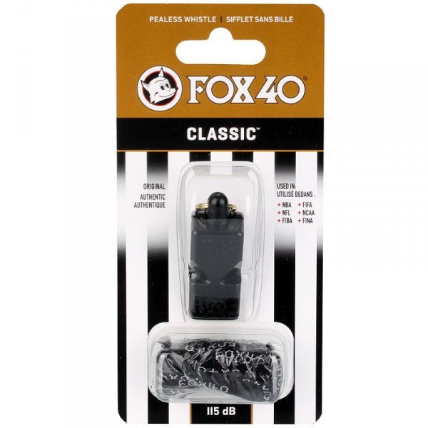 Gwizdek Fox 40 Classic 115 dB czarny