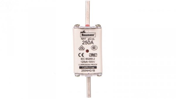 Wkładka bezpiecznikowa NH1 250A gL/gG 500V 250NHG1B