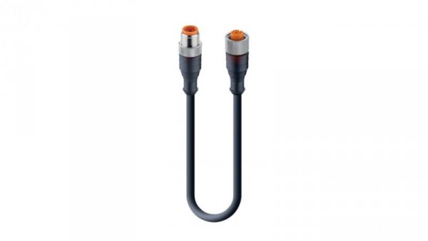 Kabel konfekcjonowany obustronnie złącza M12 męskie proste / żeńskie proste 4-pinowe PUR RST 4-RKT 4-225/2 M