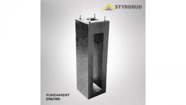 Fundament D16/100 (1000/260) 4xM20/160
